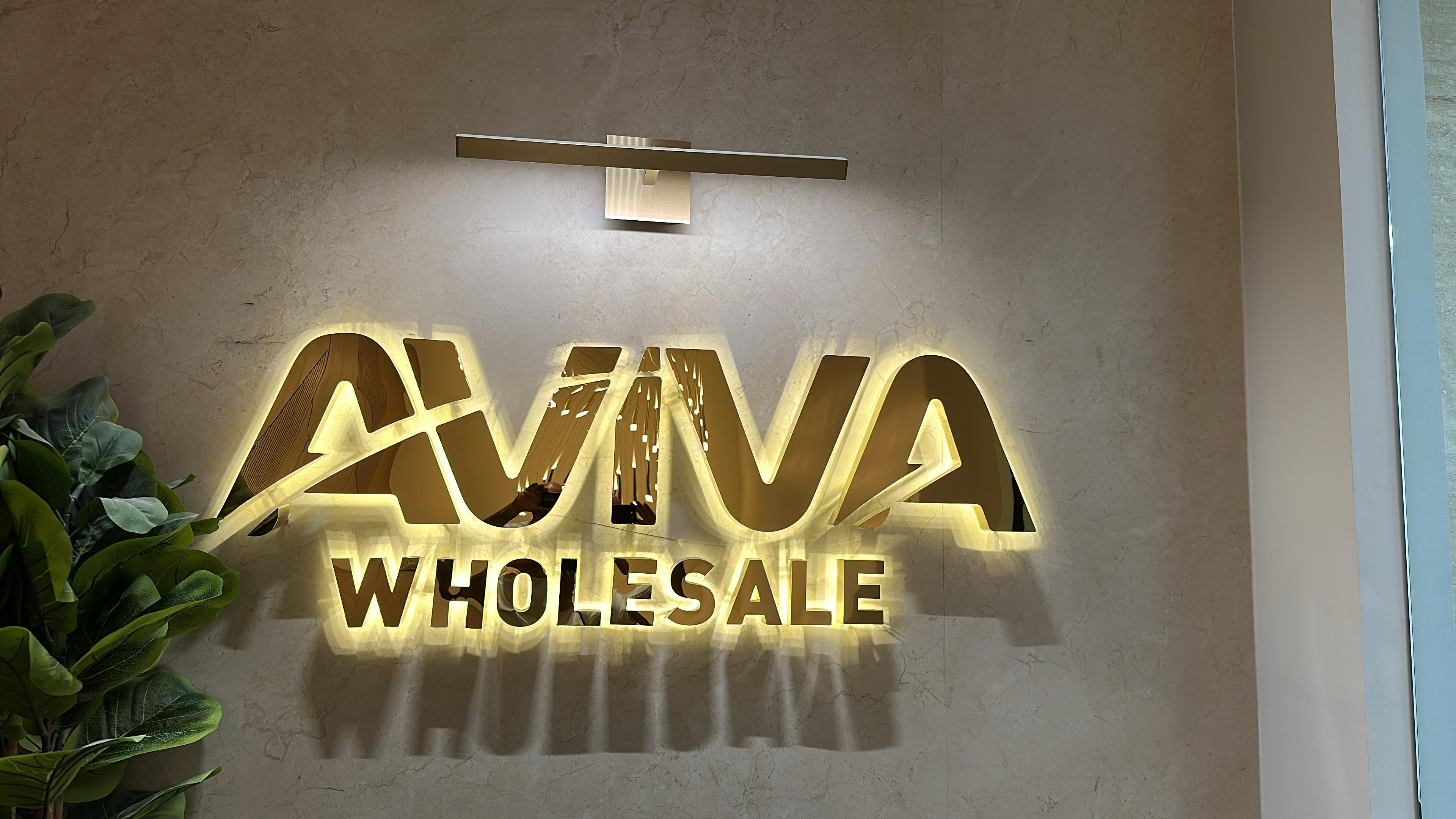 Aviva Wholesale ışıklı harf